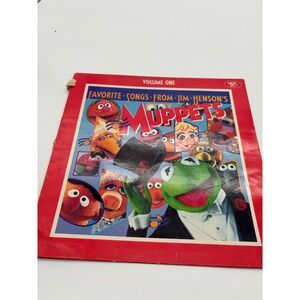 Jim Hensons Muppets Favorite Songs Volume One Vinyl Record COVER ONLY